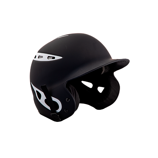 [CUS-DGR-HELM-REB-BKWH-Y0] Rebel Batting Helmet (Y0, Black/White)