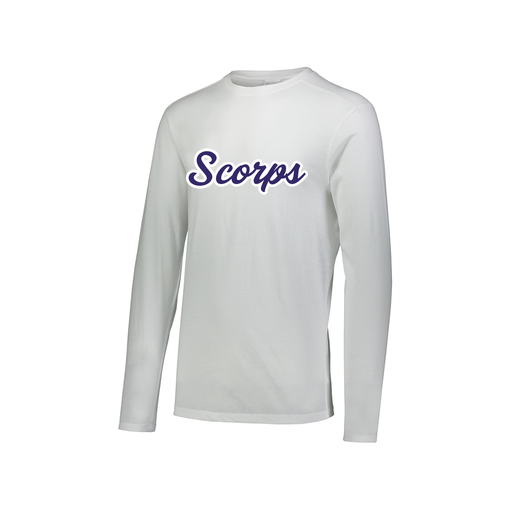 [3075.005.XS-LOGO3] Men's LS Ultra-blend T-Shirt (Adult XS, White, Logo 3)