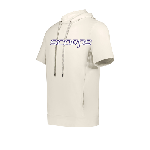 [222605-WHT-YS-LOGO2] YOUTH VENTURA SOFT KNIT SHORT SLEEVE HOODIE (Youth S, White, Logo 2)