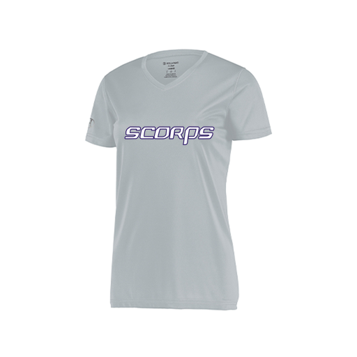 [222820.099.S-LOGO2] Ladies Movement Dri Fit Shirt (Female Adult S, Silver, Logo 2)